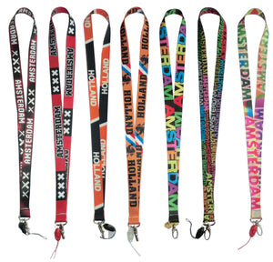 Customize Logo Polyester Lanyard Breakaway Neck Lanyard With ID Card Holder Wholesale Factory Cute Fashion Lanyards